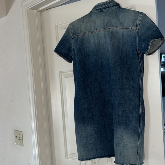 New Saint Laurent Denim Mini Dress NWT - Picture 4 of 9